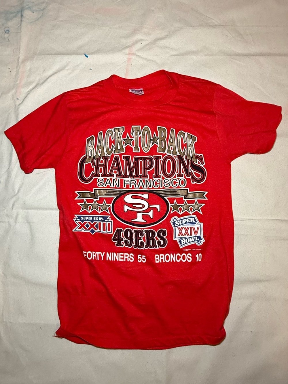 Vintage 90s original Super Bowl T